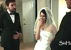 Bride In A Gown, Now Her Spouse Is A Clown
