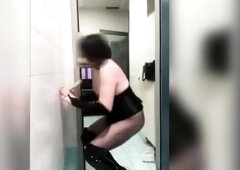 Risky Public WC Session - Deepthroat & Anal Whilst Anyone Can Come into