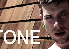 Edgy model  Stone talks about exploring his sexuality