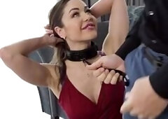 Anal addict Angelica Heart gets gaped by a fat dick