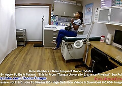 Ebony Cutie Minnie Rose Gets Gyno Exam Captured On Cameras By