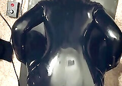 363.4 rubber boy fucked by automatic dildo