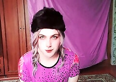 Shemale jerking off compilation with young trans cuties