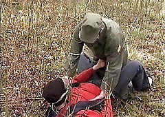 Ardent forest ass licking & cum swallowing