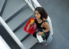 Beautiful angel Ginebra Bellucci likes rough anal sex so freaking much