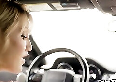 Transgender Jessica and Lena playing with each other