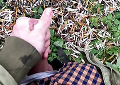 Jummy Wank Off In The Forest Compilation /Risky /Handsome /Big Fountains / Ample Wiry Penis / Insatiable