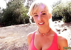 Cherie Deville Is A Slutty Blonde MILF Indoors Or In Public