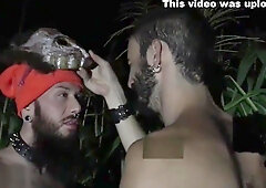 Italian Satanists raw fuck in a cornfield