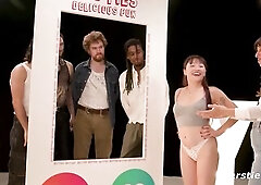 Ersties - Tinder In Real Life - Charming Amateur Chicks Elect Their Sex Date