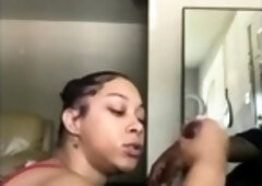 Amateur Black Hotel fuck and car Blowjob