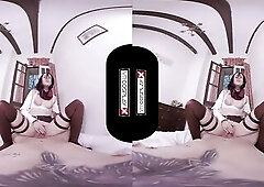 VRCosplayX.com Lilyan Red As Mikasa Attacks Your Titanic Shlong