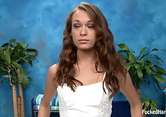 Beautiful babe first time massage therapy