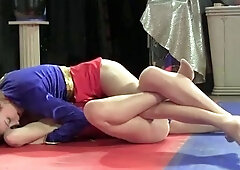 Superheroine Catball! VeVe Lane and Ashley Wildcat Lezdom
