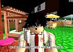 Roblox Ashley cheat on her boyfriend with a shy simp