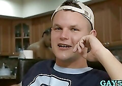 Boy Gets Big Black Dick Inside