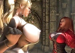 Giantess Mister_Me_Gg experiences a serious boost in her bust size