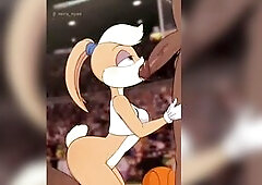 Lola Bunny enjoys two BBC - by Merunyaa