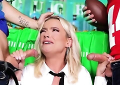 Freeuse sharing of sexy blonde bartender