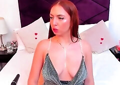 Skinny pierced amateur redhead rough fucking huge toys