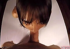 Frantic Blowjob And Bareback Ass Fuck From Ladyboy Aom