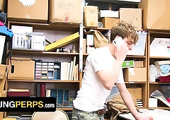 Bratty Attitude Twink Gets Asshole Pulverized By Hung 2 Security Guards - Mike Maverick And Zach Brenton