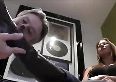 Lusty Milf Got Her Muddy Boots Licked Out By Her Personal Male Foot Slave