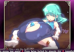 All Giant Tits Masturbation Scenes - Mage Kanade Futanari Quest
