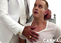 Suited Hairy Uber Master Seduces Sexy Twink With Master Kamp, Dylan Tides And Felix Kamp