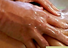 Massage anal and brutal orgasms for two gay males