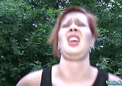 Fit Czech Barmaid Offered Cash For POV Outdoor Sex - redhead Lucie Dicas