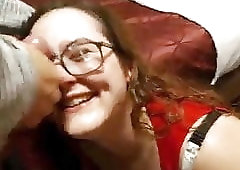 Getting a bukkake from strangers at a hotel