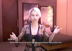 Mummy's adventure focusing on big boobs and backside play