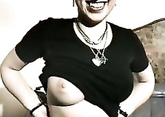 One more beauty meet on street, talk and show...