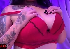 Your massive tattooed booty drives me wild and makes me explode