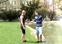 Naughty cock riding with gay stud