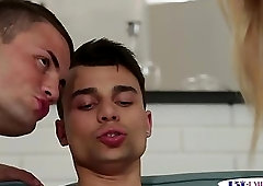 Bisexual jock asseating while fucking in mmf