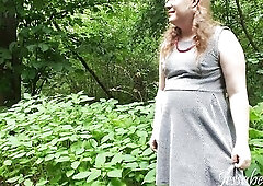 Preview: Exhibitionist trans mother I'd like to fuck Jessabelle Cox plays with herself in the great outdoors