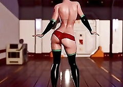 3D shemale futa sluts fuck hard and spray their cum