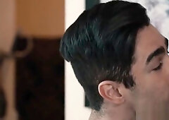 Hot gay student blackmailing professor to fuck him