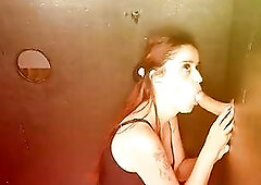 Wife receives unexpected enjoyment from a stranger!