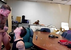 Young Perps - Sean Duran beside Des Irez pounding