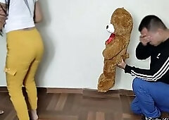 My boyfriend arrived from abroad and discovered me with the neighbour.