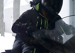 Bromo - Bareback hard ramming with athletic american Ryan Bones accompanied by Thyle Knoxx