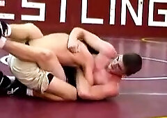 2 Hot Lads Rassling In The Gym