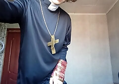 A Sinful Priest Seduces You And Then Douses You With Oil And Masturbates