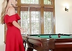 Slutty Sloan Harper cleanly shaved pussy gets rammed