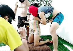 3some sex, hawt booty bang, large snatch. real amateur homemade clip