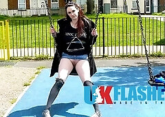 Solo female smut with insatiable Indigo from Uk-Flashers