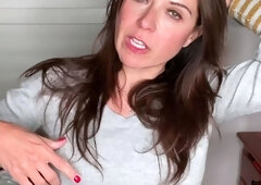 Chubby Brunette Big Boobs Dildo Masturbation